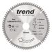 Trend Cirkelzaagblad van aluminium en kunststof, 210 mm diameter, 30 mm boring, 72 tanden, 2,8 mm snijvoeg, -6° haak, TCT, extra fijn oppervlak, CSB/AP21072
