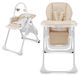 Chaise haute beige pliable