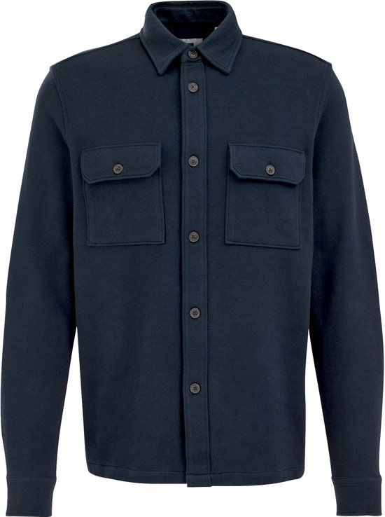 WE Fashion Heren overshirt - Dark blue - S