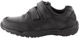 Next Jongens Leren Schoenen voor School met Klittenbandsluiting - Zwart
