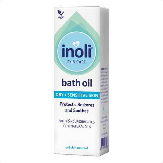 Inoli Skin Care Baby Badolie - Droge en Gevoelige Huid - 100 ml