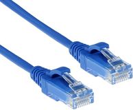 ACT Blauwe 7 meter LSZH U/UTP CAT6 datacenter slimline patchkabel snagless met RJ45 connectoren DC9607