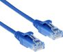 ACT Blauwe 7 meter LSZH U/UTP CAT6 datacenter slimline patchkabel snagless met RJ45 connectoren DC9607