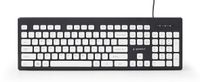 Gembird KB-CH-01 Toetsenbord Thuis Bedraad USB Zwart, Wit