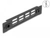 DeLOCK 66984 1U Panneau obturateur ventilé Métal noir 10 pouces
