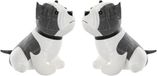 Item International Item Deurstopper Hond - 2 stuks - Wit/Grijs - Polyester