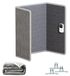 Chauffage de terrasse infrarouge, 165 W, pliable, jusqu'à 60 °C, couverture chauffante incluse