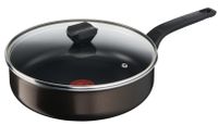 Tefal B55532 Rond Zwart, Roestvrijstaal 24 cm