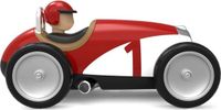Baghera Speelgoedauto - Racingcar Rood - Vintage - In Geschenkdoos - 1 Jaar