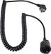AS Schwabe 70425 Stroom Verlengkabel Zwart 4 m H05VV-F 3G 1,5 mm² Spiraalkabel