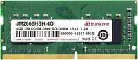 Transcend SO DDR4 4GB PC 2666 CL19 JetRam, JM2666HSH-4G