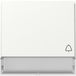 GIRA 367366 Bouton de porte avec mécanisme coulissant, symbole, sonnette et BSF TX_44, modèle encastré, couleur : blanc pur