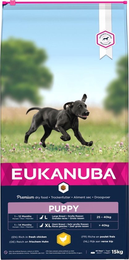 EUKANUBA Puppy Large Breed hondenvoer 15 kg