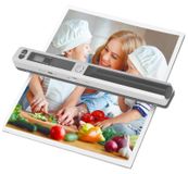 OEM Draagbare scanner, draadloos, USB, A4, 300-900 dpi, zilverkleurig