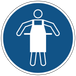 Pictogramme obligatoire de tablier de protection