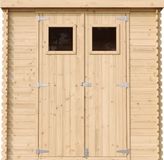 Timbela M311+M311G - Houten tuinhuis - 2,22 m² - 142x204xH206 cm - met vloer
