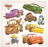 AG Design Disney Cars muurstickers voor de kinderkamer, pvc-folie (ftalaten-vrij), meerkleurig, 30 x 30 cm