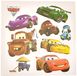 AG Design Disney Cars muurstickers voor de kinderkamer, pvc-folie (ftalaten-vrij), meerkleurig, 30 x 30 cm