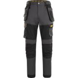 DeWALT Westport werkbroek met holsterzakken en kniezakken 56 zwart/grijs