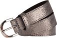 Legend Dames Leren Riem Zilverkleurig 95 cm