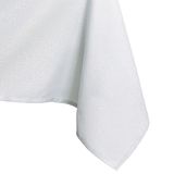 AmeliaHome Vesta Tafelkleed, lotuseffect, waterafstotend, polyester, wit, empire, 120 x 220 cm