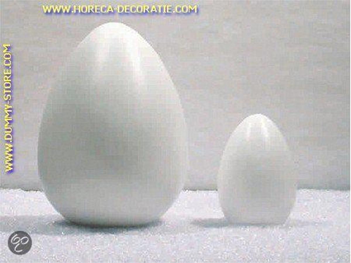 Horeca-decoratie.com Decoratie Ei WIT 17 cm - 12 stuks