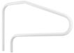 VEVOR Zwembadleuning, RVS, 1220x48x813 Mm, 100 Kg Draagvermogen, Zilver