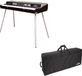 Crumar Seven piano de scène avec 73 touches, incluant haut-parleur, noir, avec support et sac trolley
