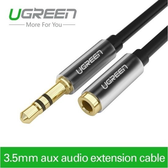 Ugreen Premium 3.5mm Audio Jack verlengkabel - 1 Meter