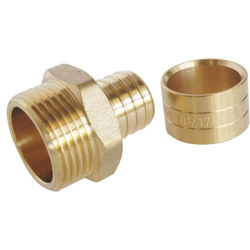 Somatherm 2303-20-20 verbindingsstuk - mannelijk - 20 x 27 - grijs