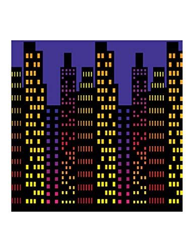 Group Cross Culture Cityscape Plastic Backdrop