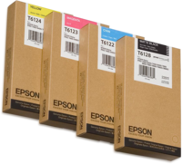 Epson inktpatroon Yellow T612400 220 ml single pack / geel