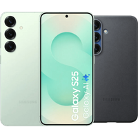 Samsung Galaxy S25 256GB Mint 5G + Black Back Cover