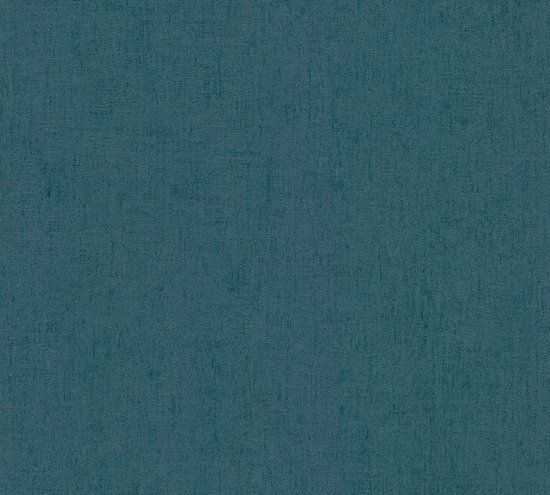 A.S. Création Titanium 3 Structuur Behang - Petrol - Glittereffect - 1005 x 53 cm