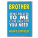 Brother Verjaardagskaart Funny C603