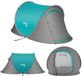 Nils Camp Serie - Zelfopzettend Kampeertent - Turkse Kleur - UV-bescherming - Windbescherming