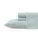 Nautica Kingsize lakenset, katoenen percal beddengoedset, knapperig en cool, lichtgewicht en ademend (Penny krijtstreep wit, kingsize)