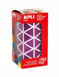 APLI Kids 11495 - driehoekige elastiekjes, 20 mm, paars