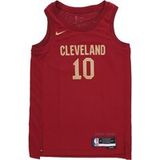 Nike NBA Icon Edition 22 Dri-fit Swingman Jersey No 10 Darius Garland Clecav Team Rouge