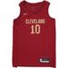Nike NBA Icon Edition 22 Dri-fit Swingman Jersey No 10 Darius Garland Clecav Team Rouge