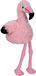 BRUBAKER Flamant rose en peluche, rose, 33 cm, peluche, jouet en peluche, peluche douce