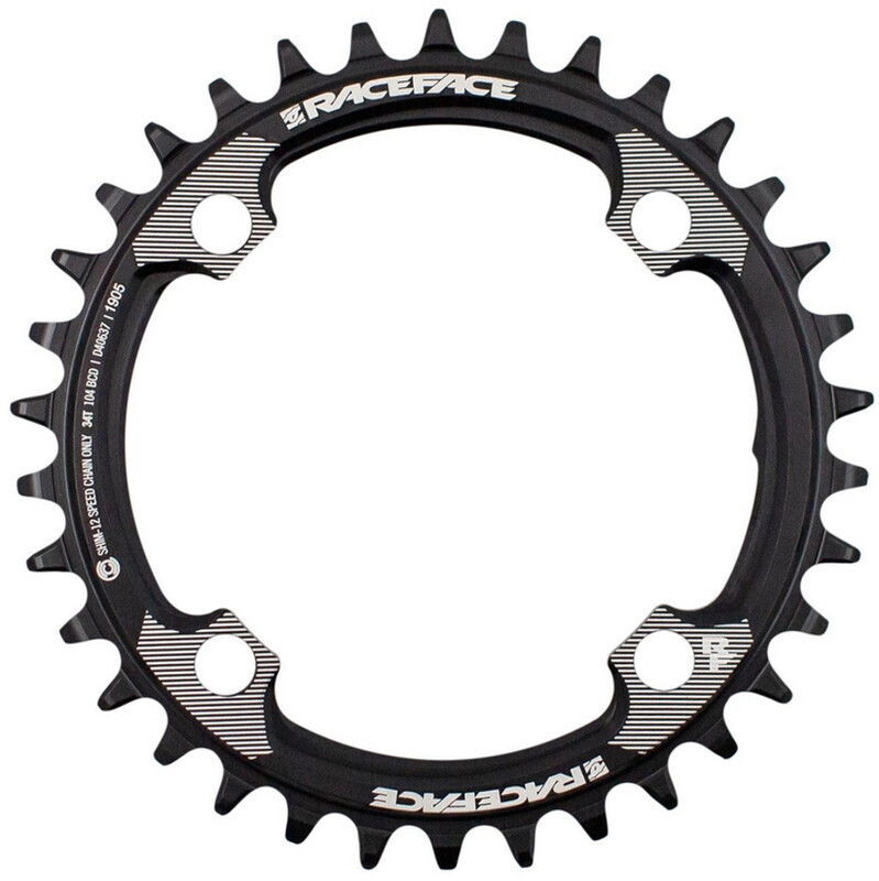 Race Face Race Face NARROW WIDE Single Chainring, Zwart, 104x34