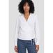 Ruby Ruby poplin overslagblouse wit