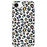 Apple iPhone 16e Siliconen hoesje - leopard colore