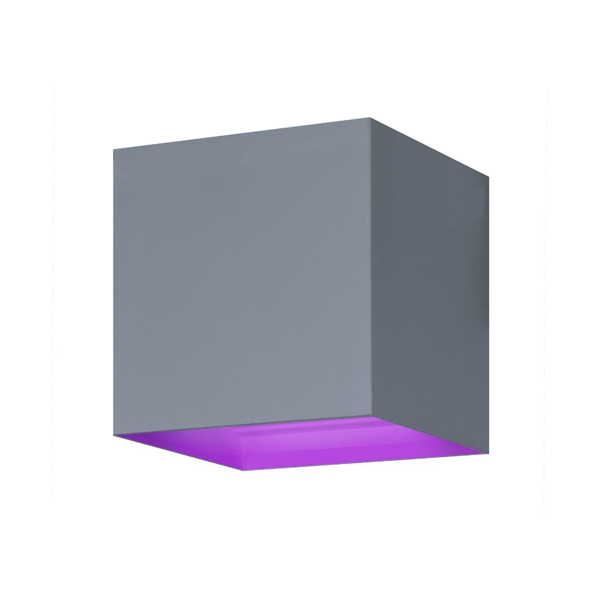 Hombli Smart LED Outdoor/Indoor Wall Light - Cube Design - 6W - Grey