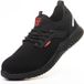 Chaussures de sécurité légères, chaussures de chantier, protection embout en acier, respirantes, antidérapantes, baskets de sécurité, chaussures de travail homme femme unisexe 41 EU