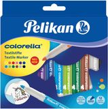 Herlitz Pelikaan Textiel Markers – 12 Kleuren