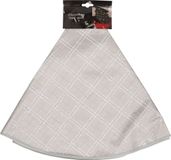 Home & Styling Home and Styling Kerstboomrok - zilver - polyester - glitter - 90 cm