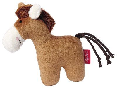 Sigikid Rammelaar 41174 - Wit/Bruin - Polyester - 12x4.5x13 cm - Unisex