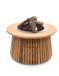 Happy Cocooning Lagune Round 60 Teak Vuurtafel